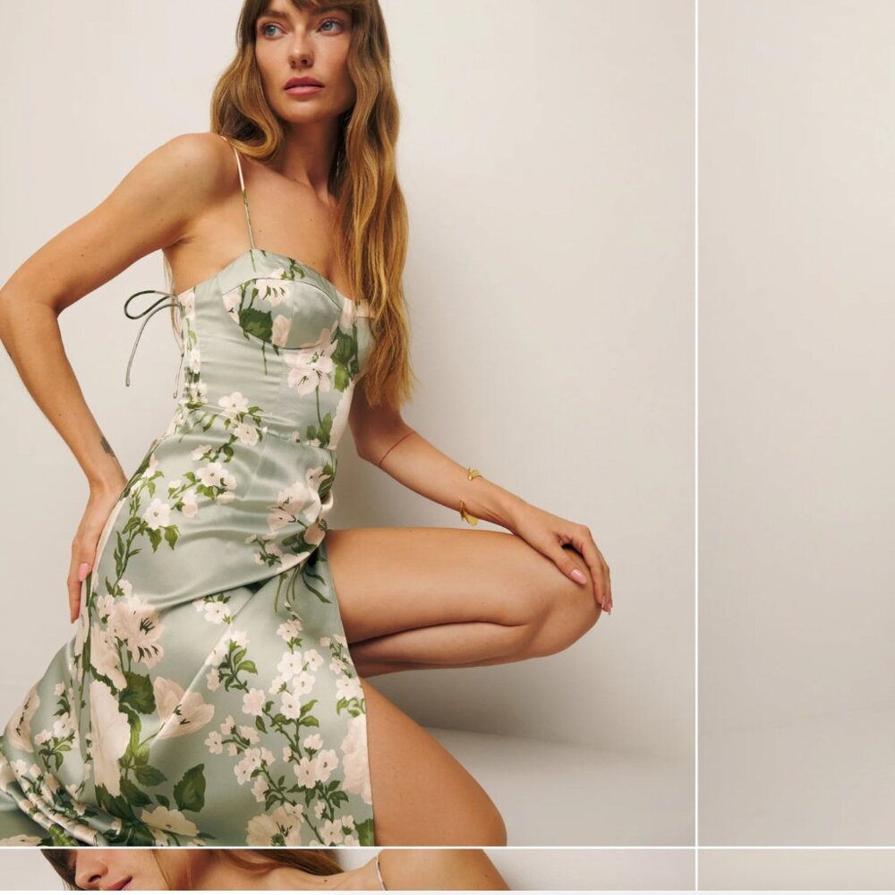 Marguerite Silk Dress - Reformation